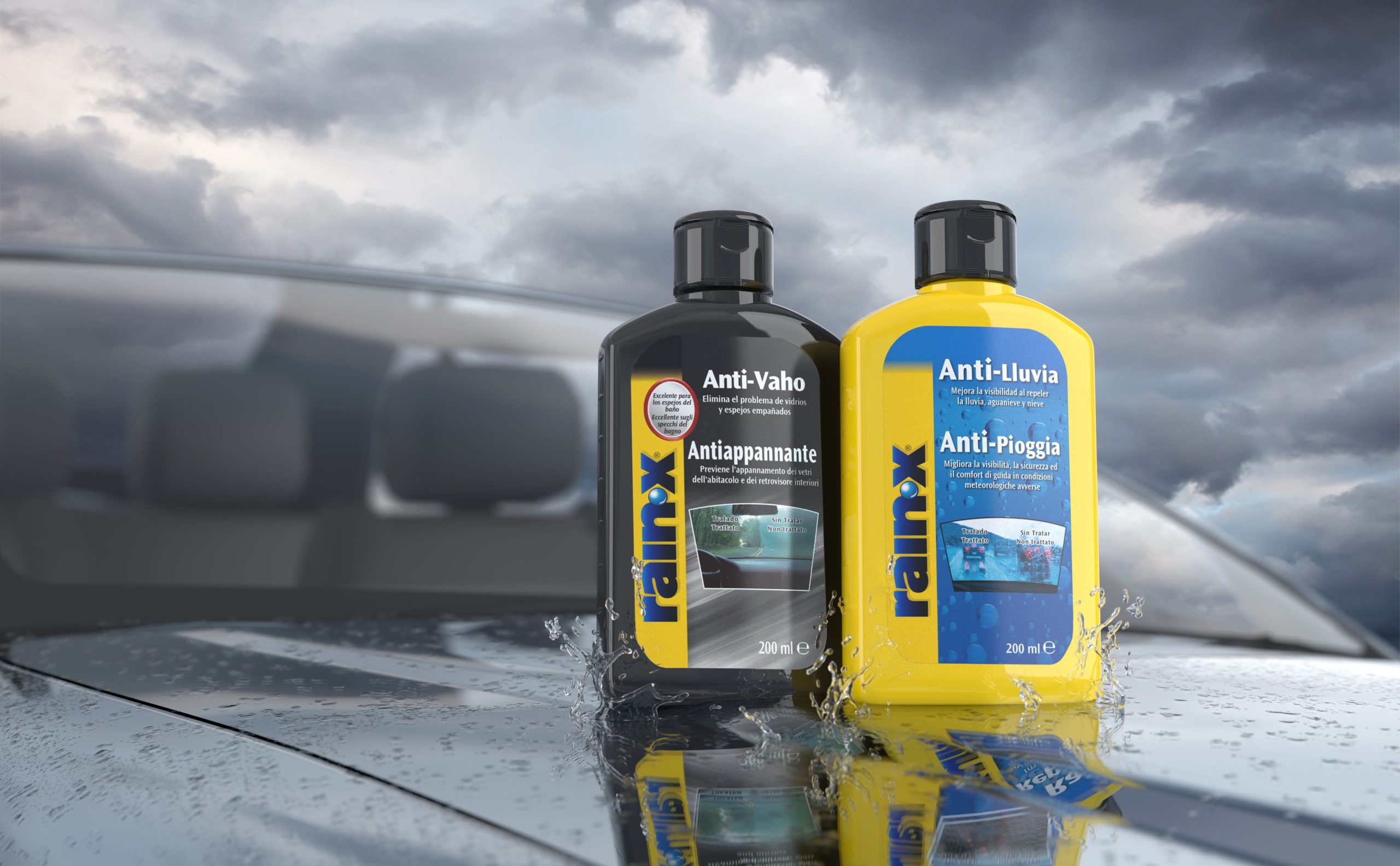 anti lluvia y anti vaho productos